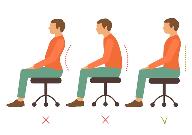 Correct sitting Posture